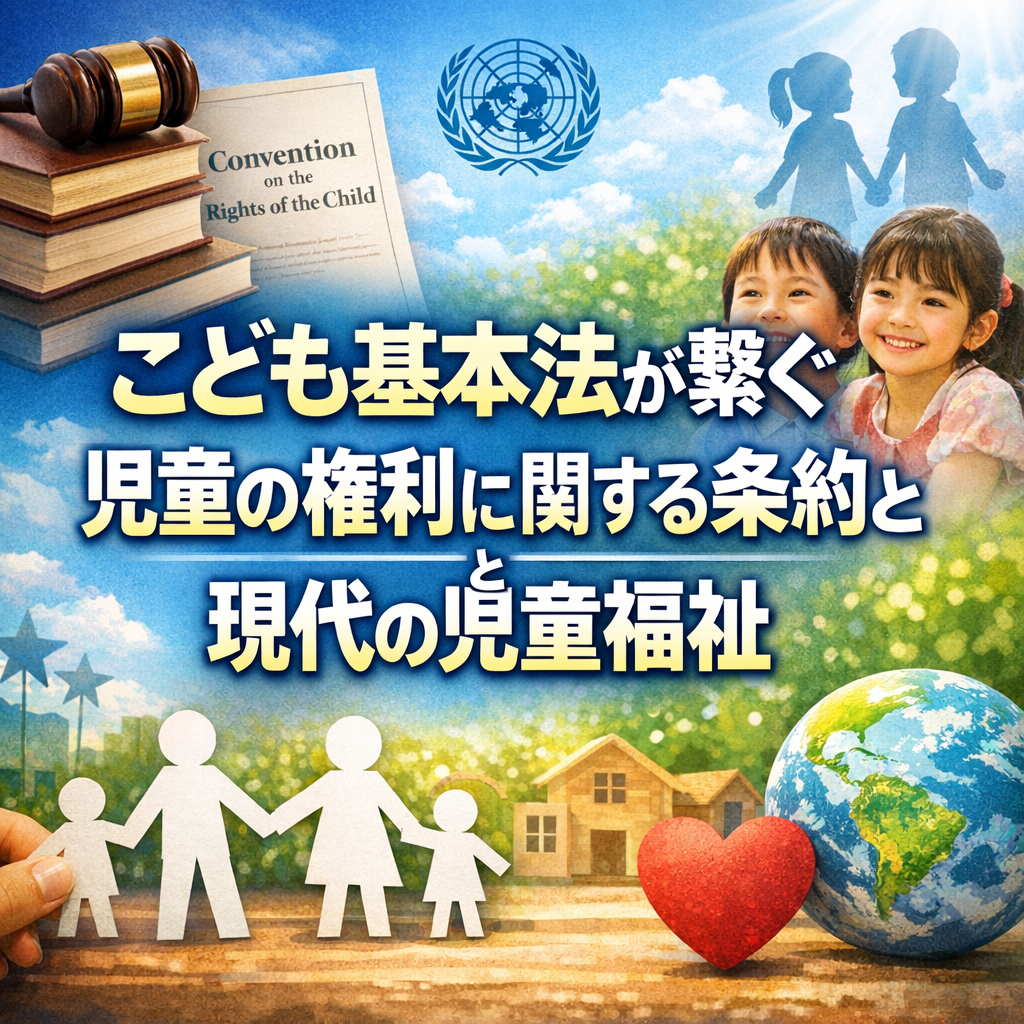 こども基本法が繋ぐ児童の権利に関する条約と現代の児童福祉
