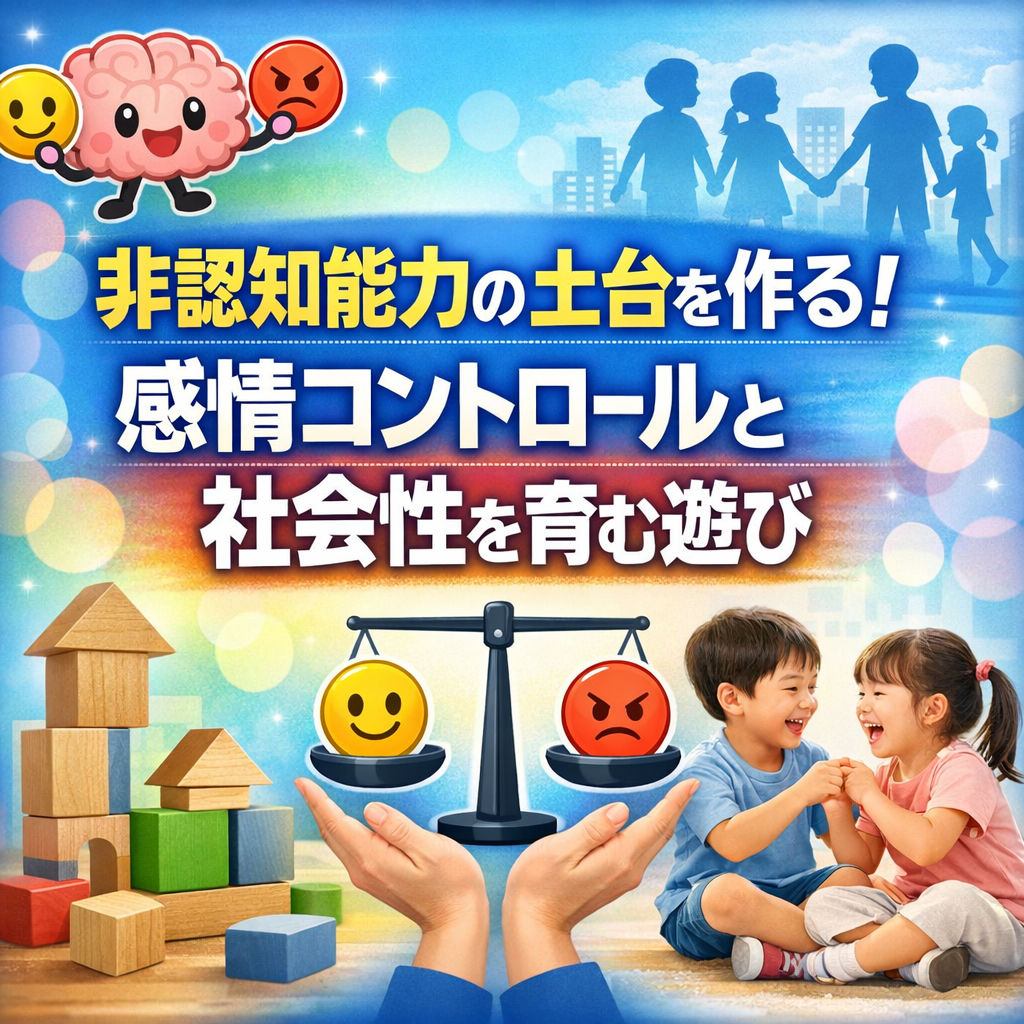 非認知能力の土台を作る！感情コントロールと社会性を育む遊び
