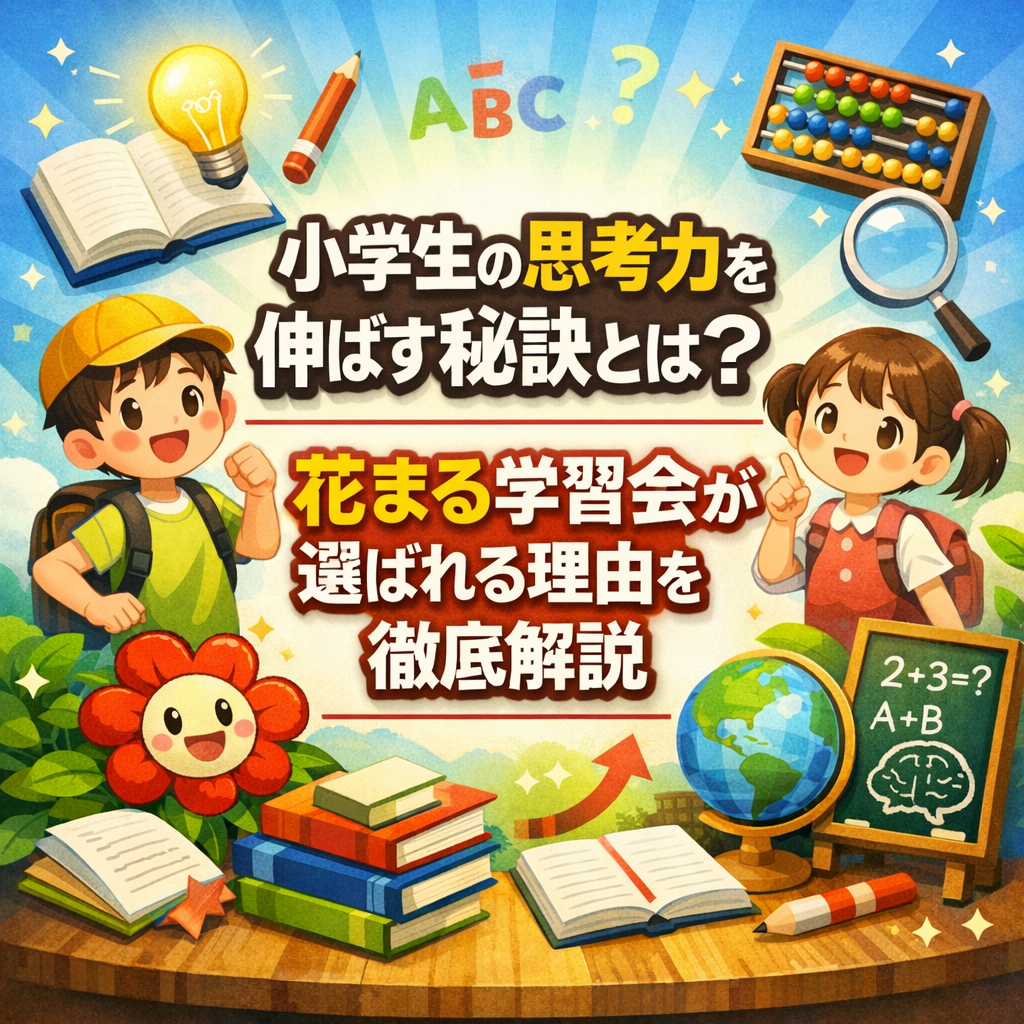 小学生の思考力を伸ばす秘訣とは？花まる学習会が選ばれる理由を徹底解説